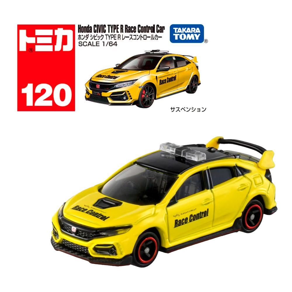 TOMICA 120 HONDA CIVIC TYPE R RACE CONTROL CAR TOMICA 120 HONDA CIVIC TYPE R RACE CONTROL CAR